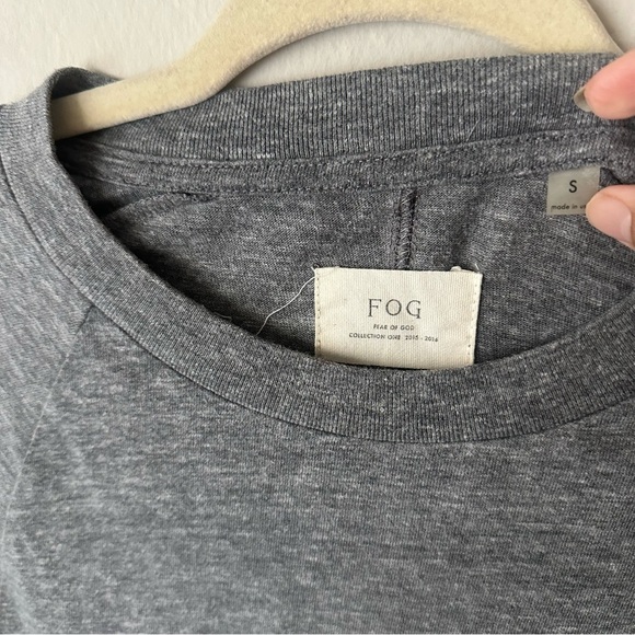 FOG Fear of God Basic Raglan Long Sleeve Tri Blend S - Picture 5 of 12